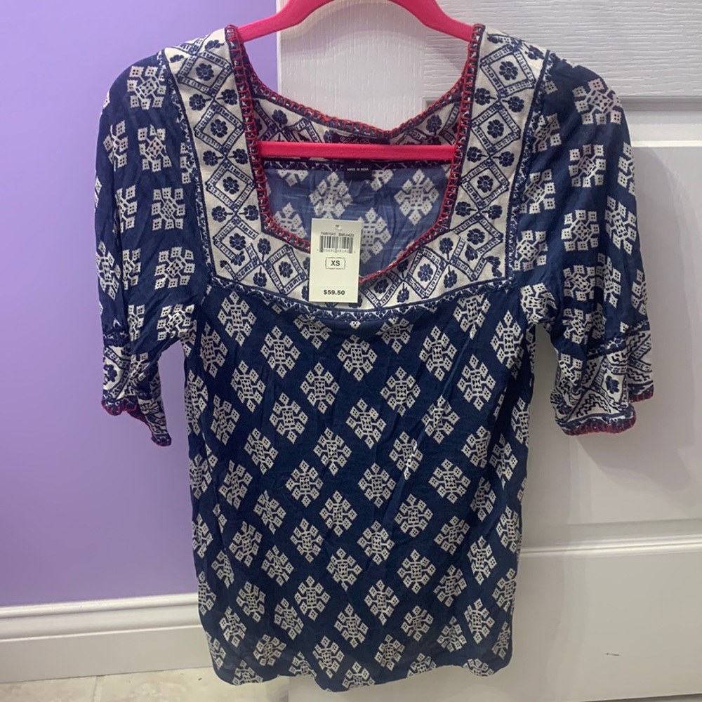 LUCKY BRAND BLOUSE BOHO